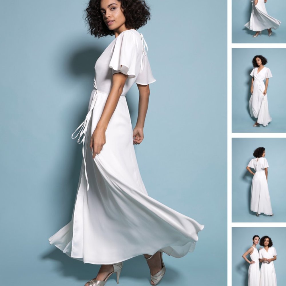 Florence Wrap Dress by Rewritten